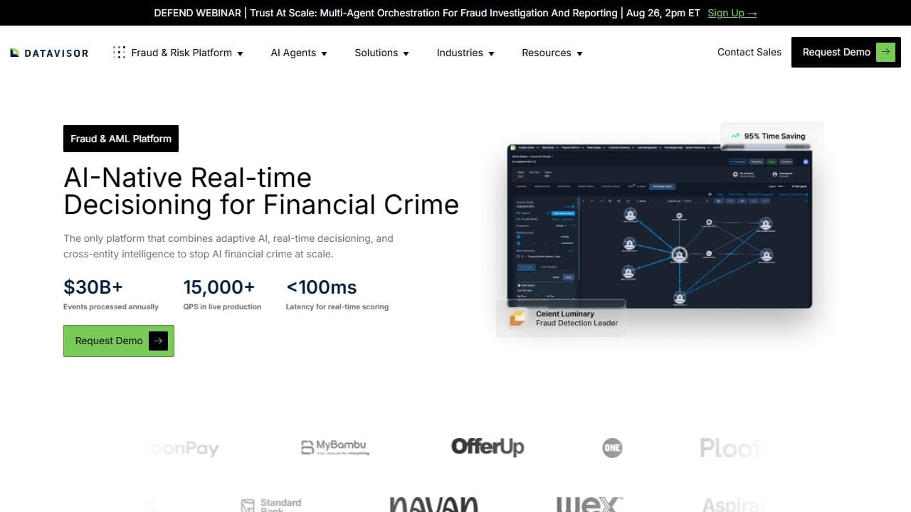 DataVisor - Product screenshot