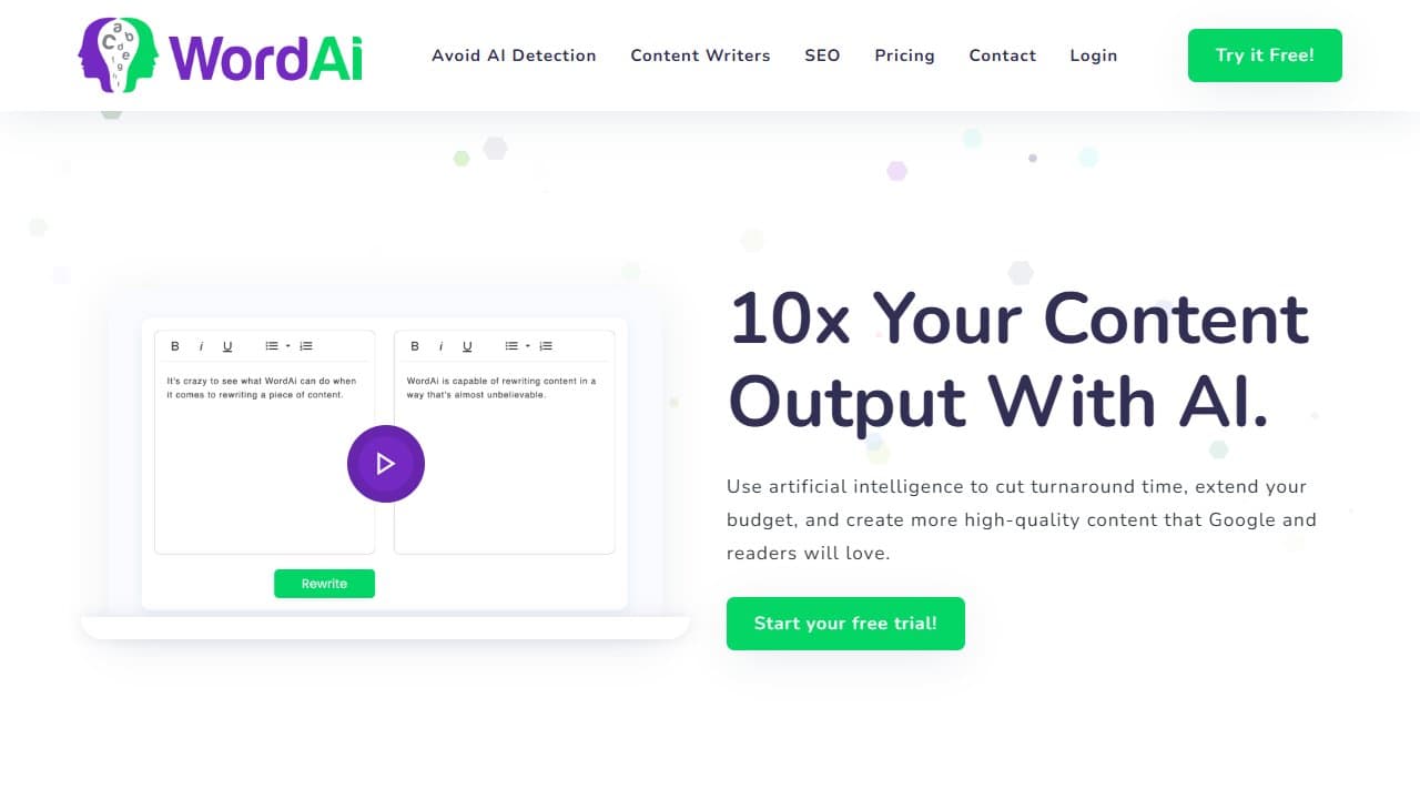 WordAi - Product screenshot