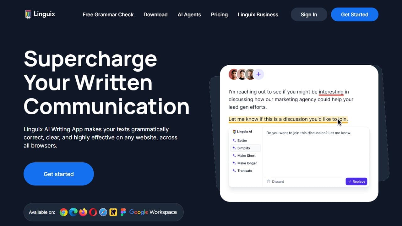 Linguix - Product screenshot