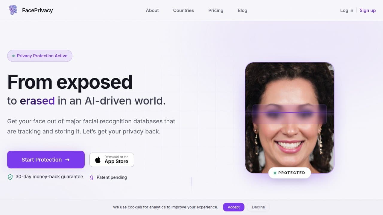 FacePrivacy - Product screenshot