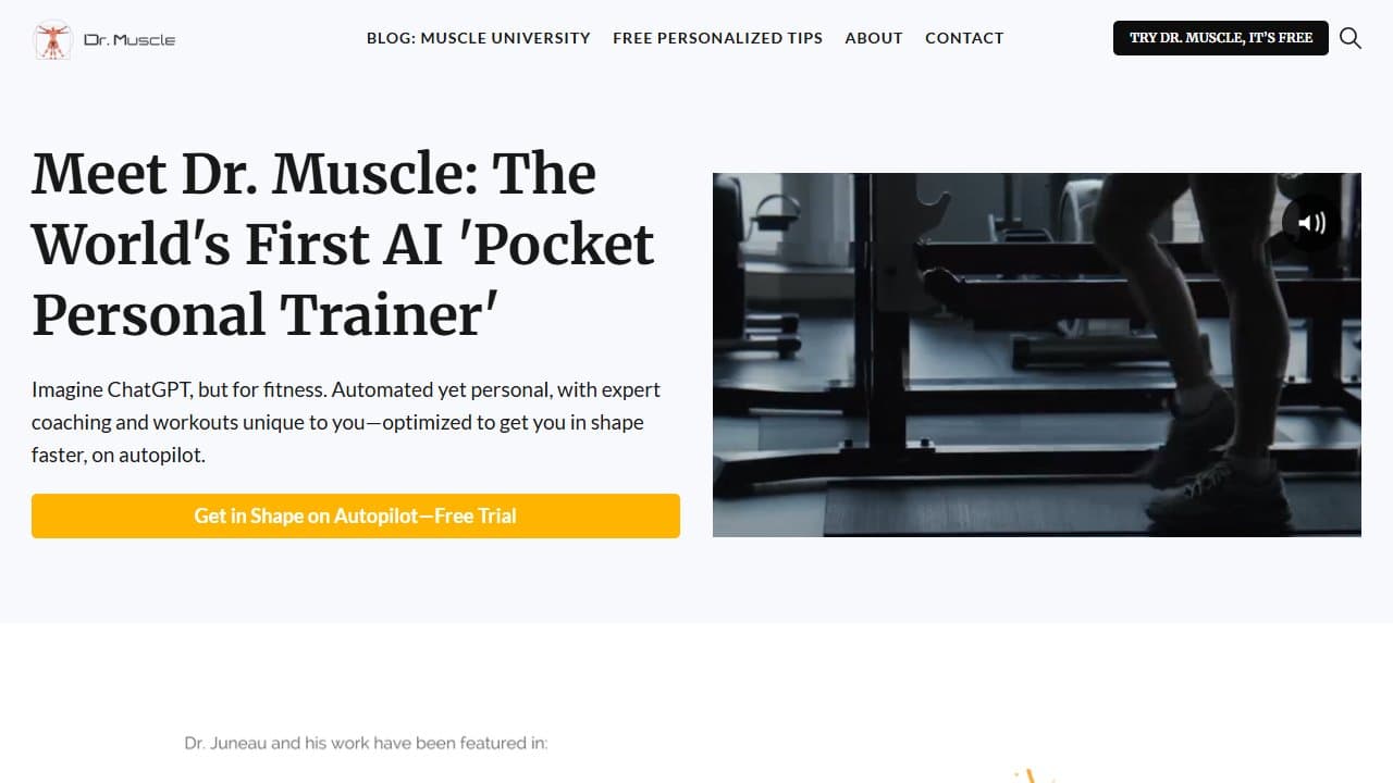 Dr. Muscle - Product screenshot