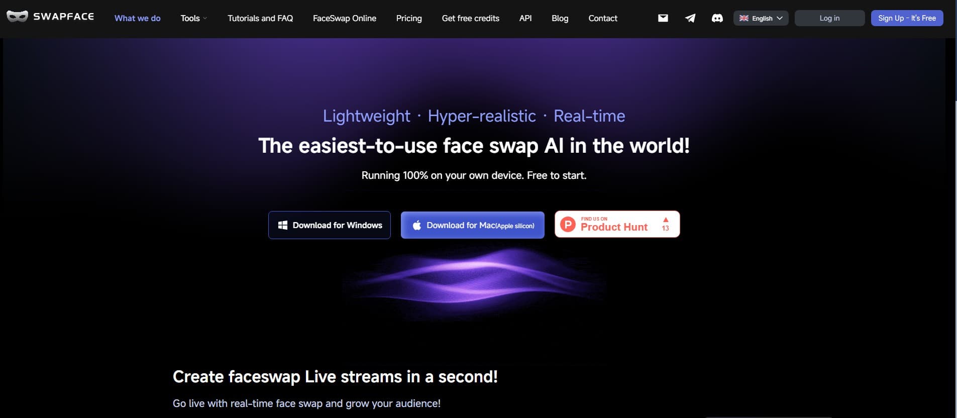 Swapface - Product screenshot