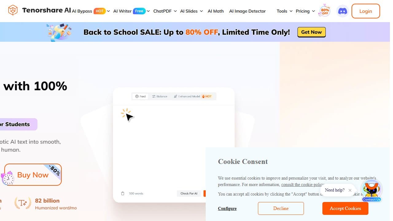 Tenorshare AI - Product screenshot