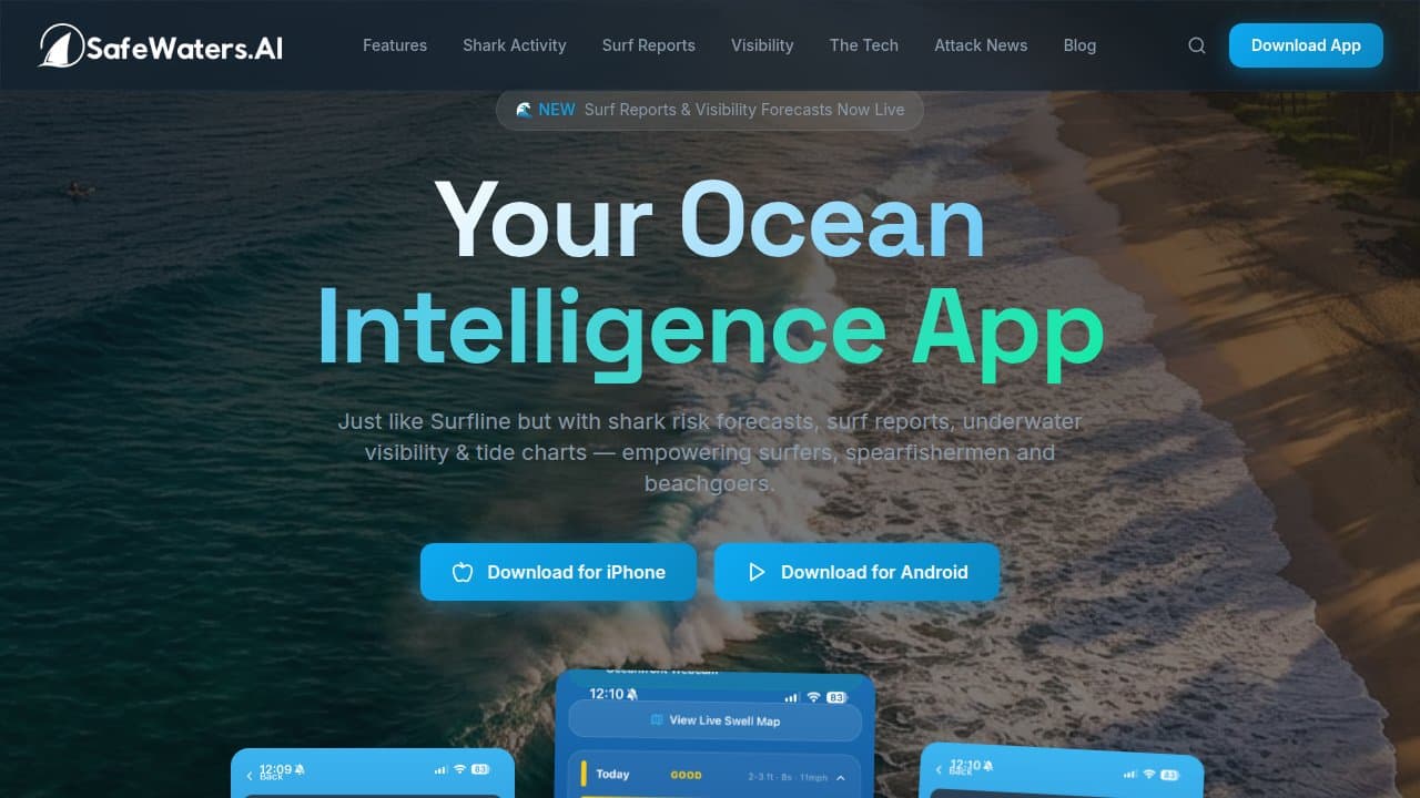SafeWaters.ai - Product screenshot
