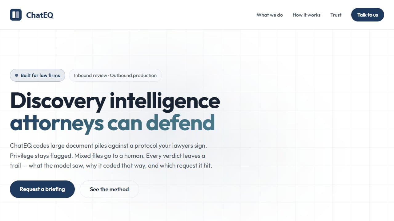 Chat EQ - Product screenshot