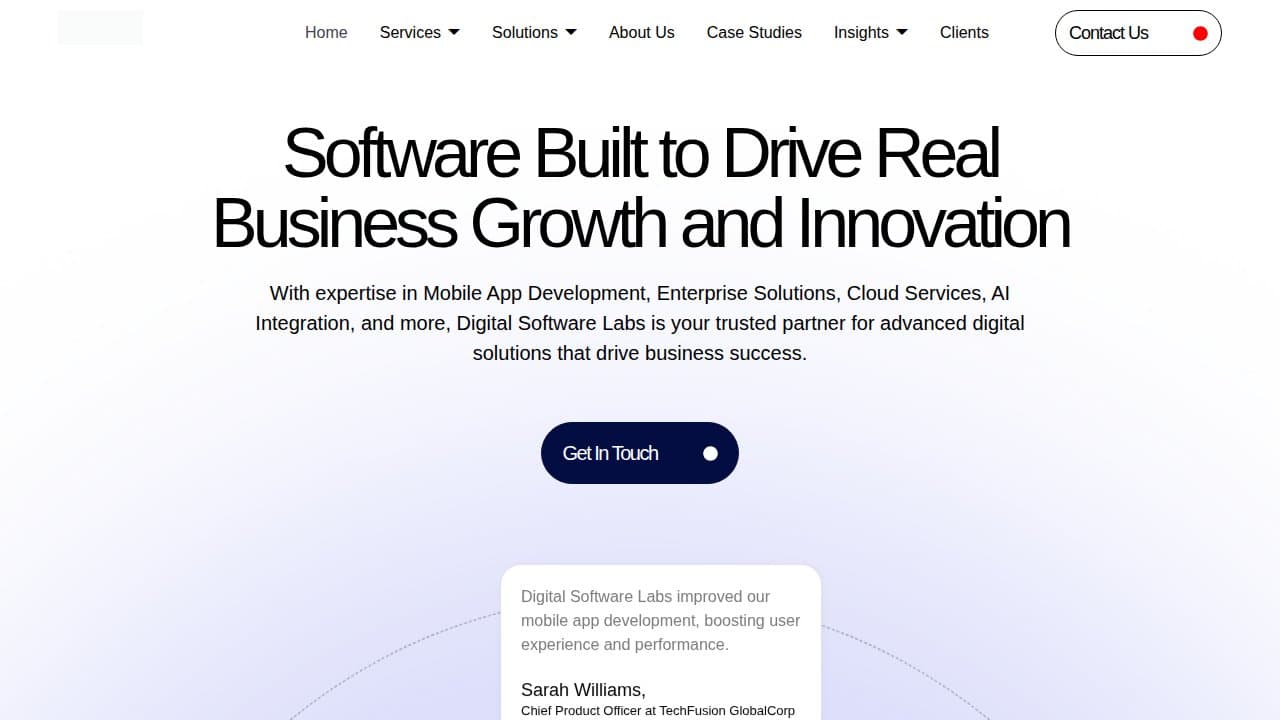 Digital Software Labs - Product screenshot