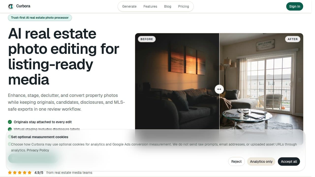 Curbora - Product screenshot
