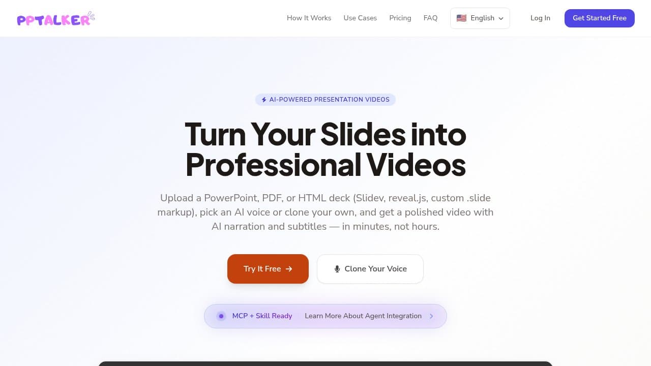 PPTalker - Product screenshot