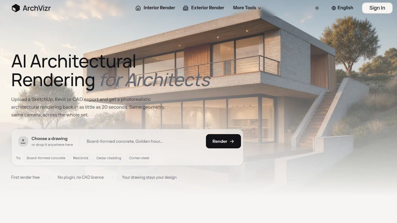 ArchVizr - Product screenshot