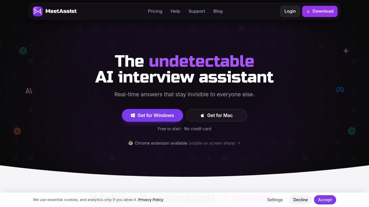 MeetAssist - Product screenshot