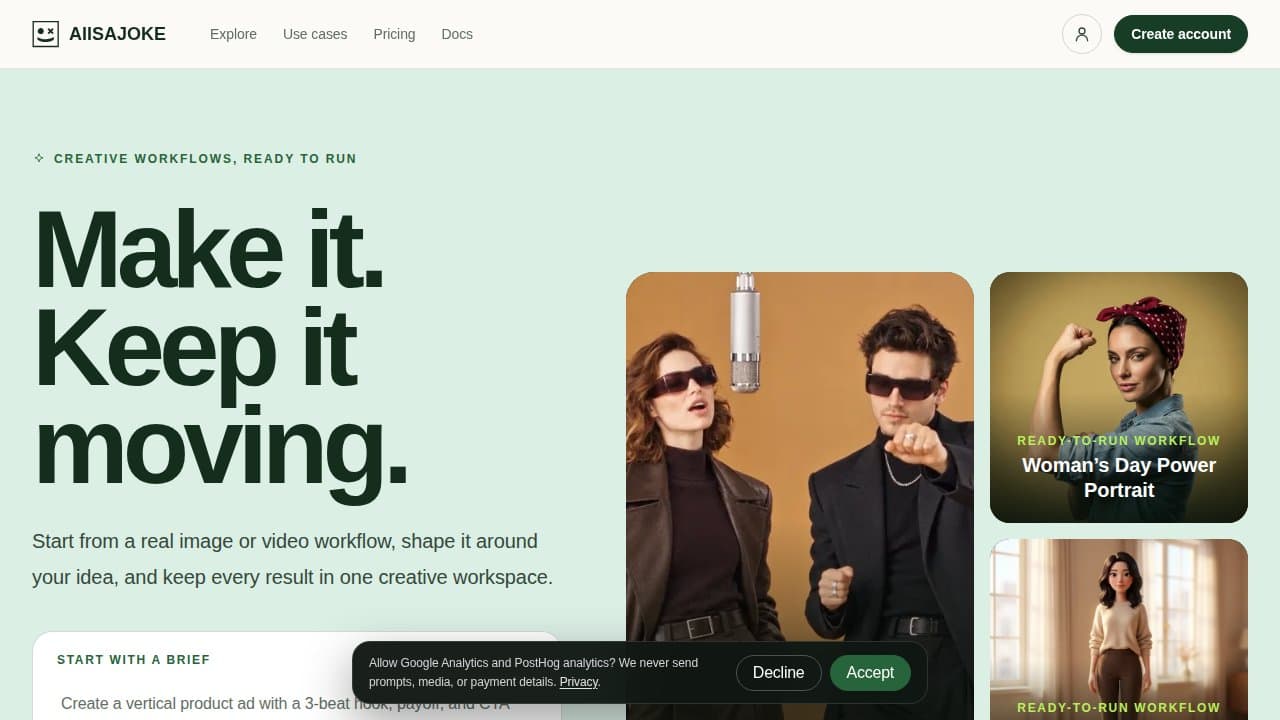 AIISAJOKE - Product screenshot