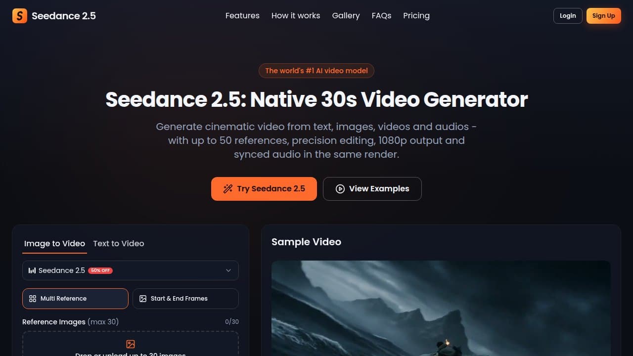 Seedance 2.5 - Product screenshot