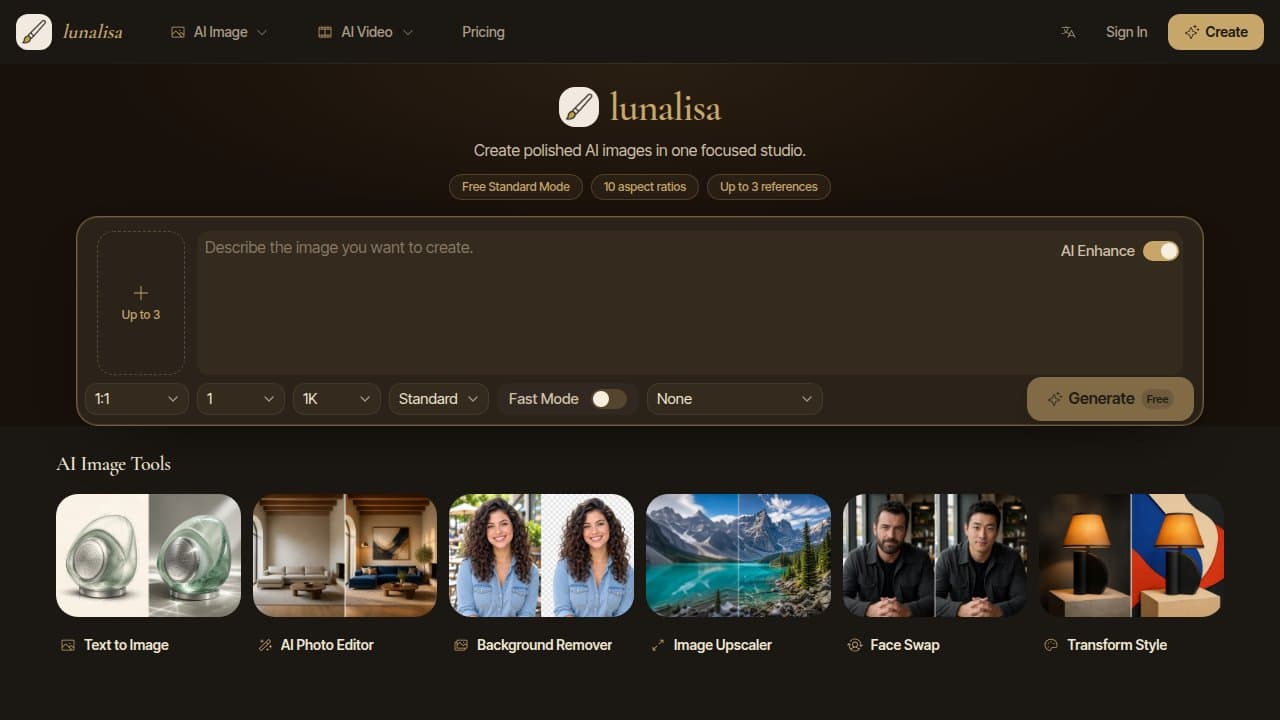 lunalisa - Product screenshot