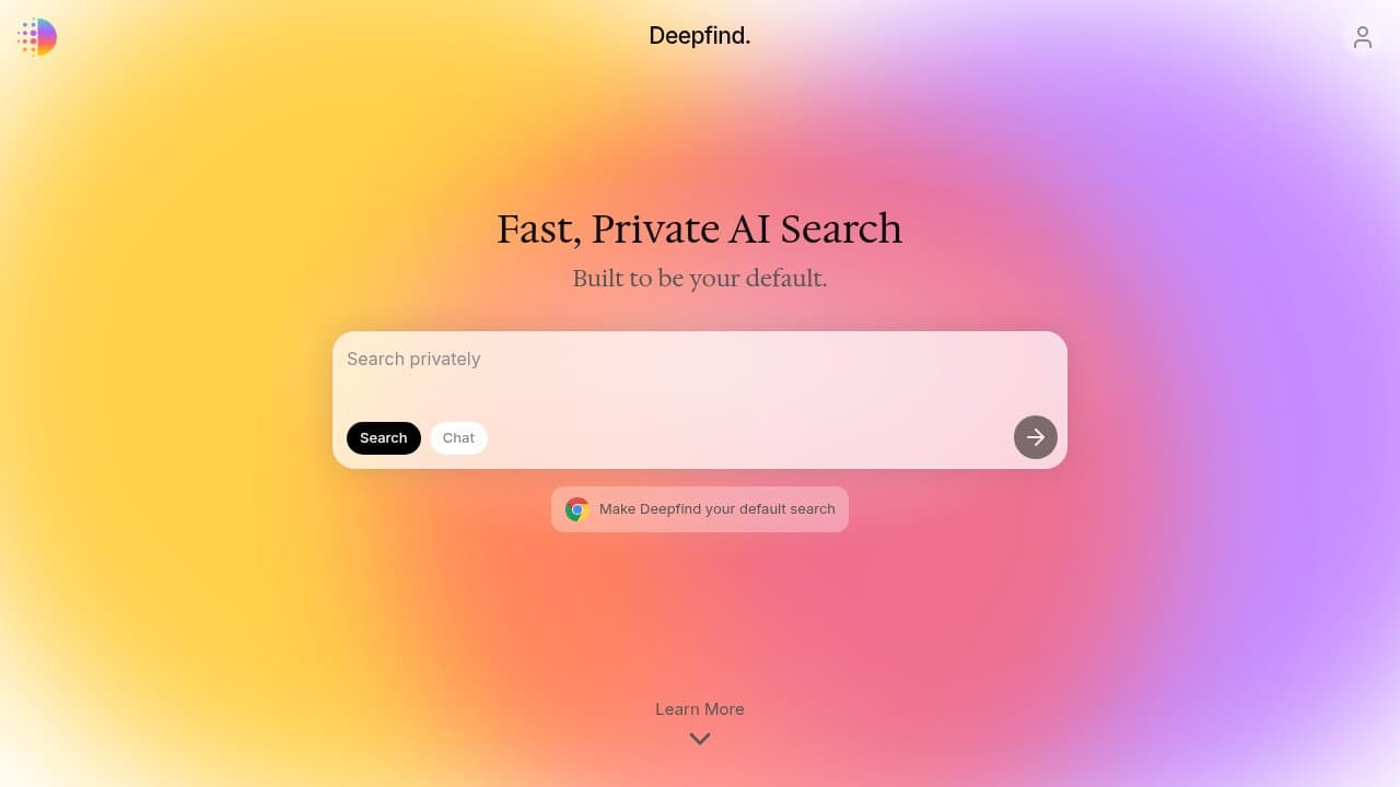Deepfind - Product screenshot
