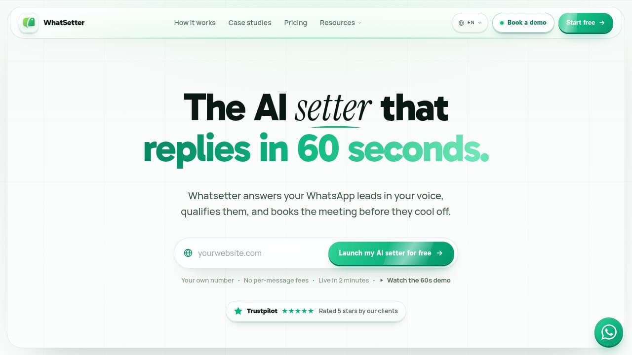 WhatSetter - Product screenshot