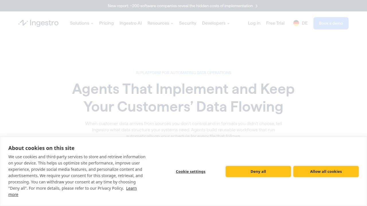 Ingestro - Product screenshot