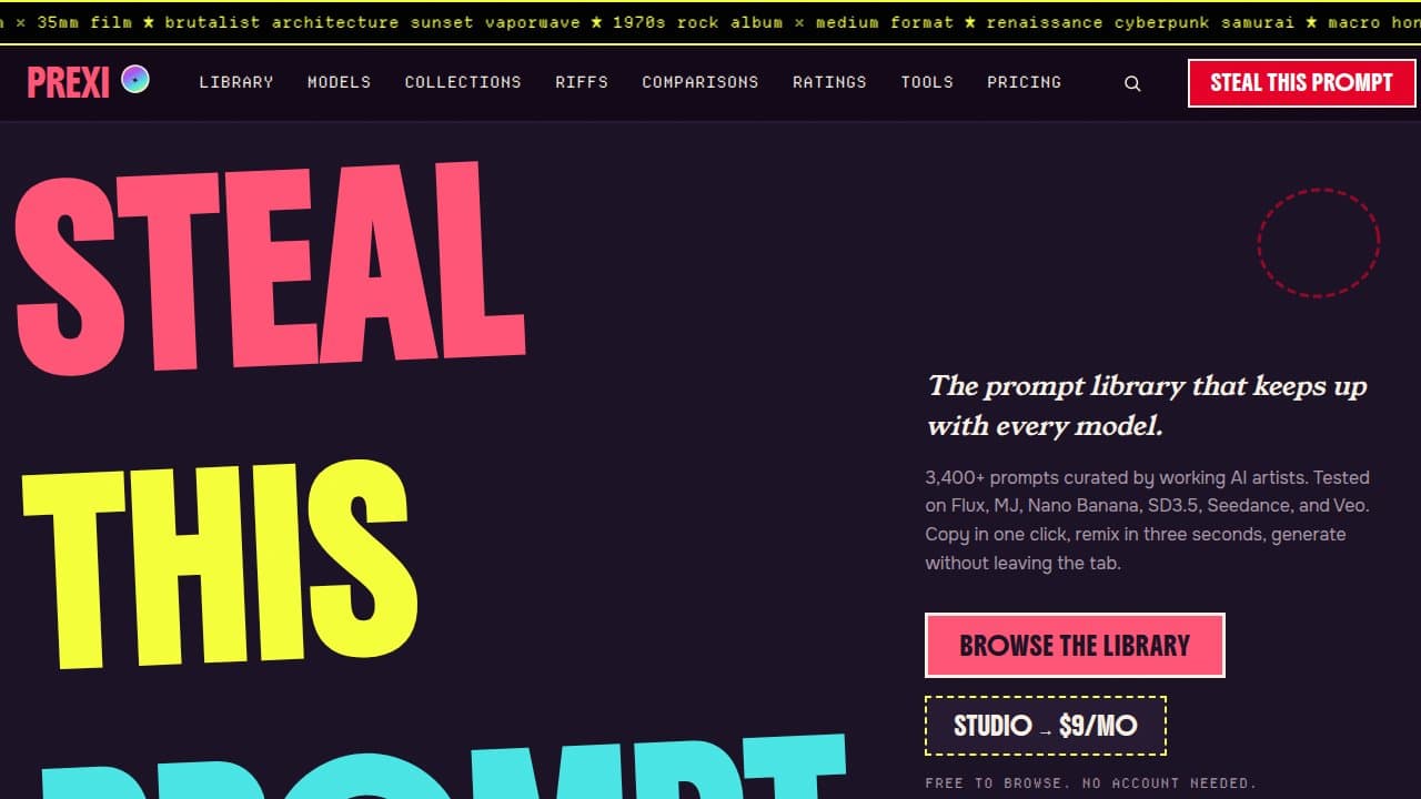 Prexi - Product screenshot