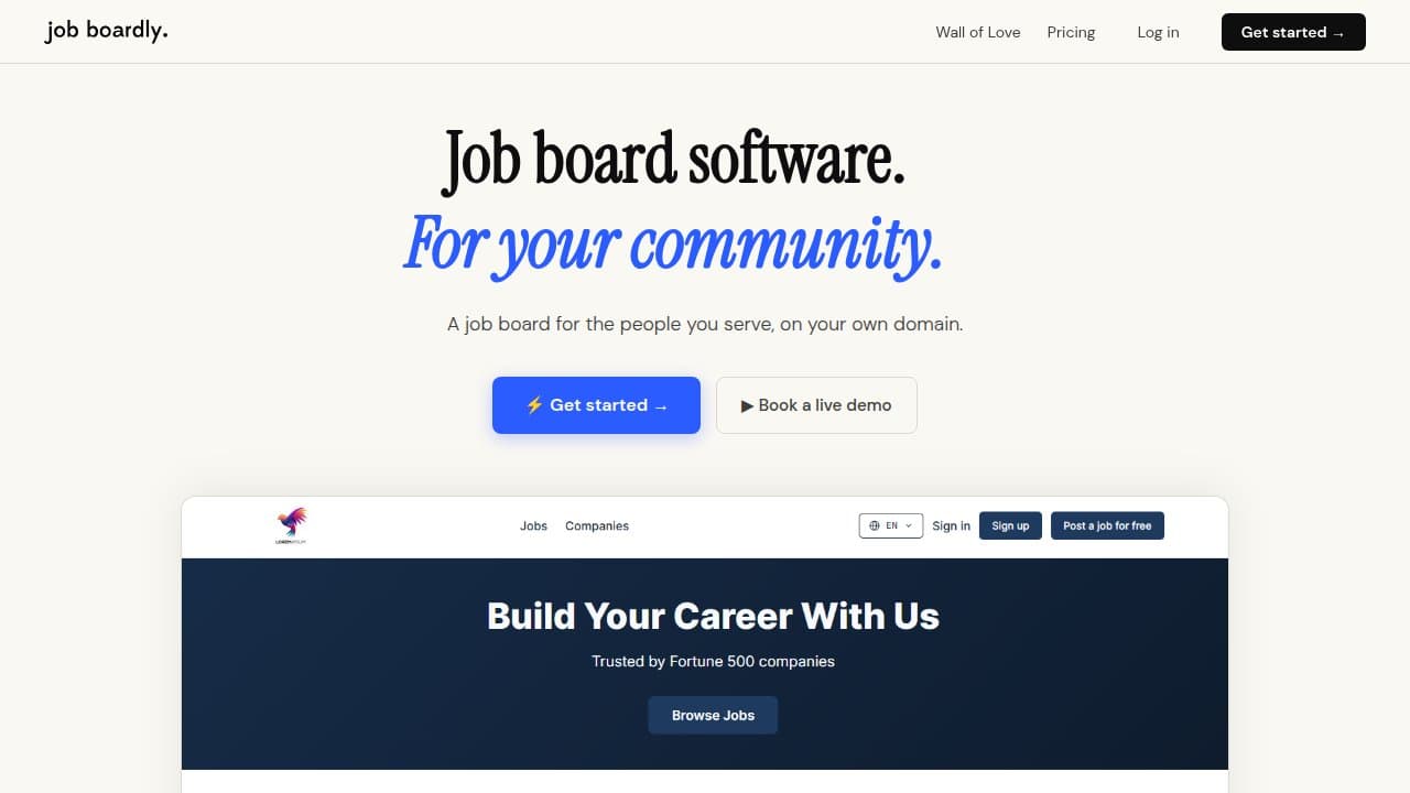 Job Boardly - Product screenshot