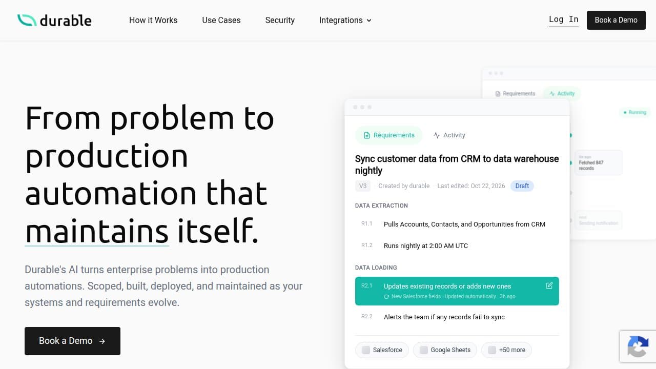 Durable - Product screenshot